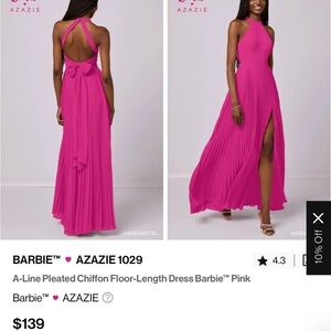 Elegant Pink Halter Maxi Dress